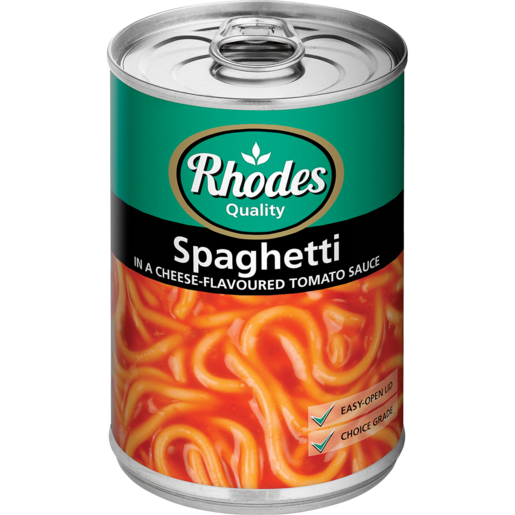 RHODES SPAGHETTI IN TOM SAUCE 410G